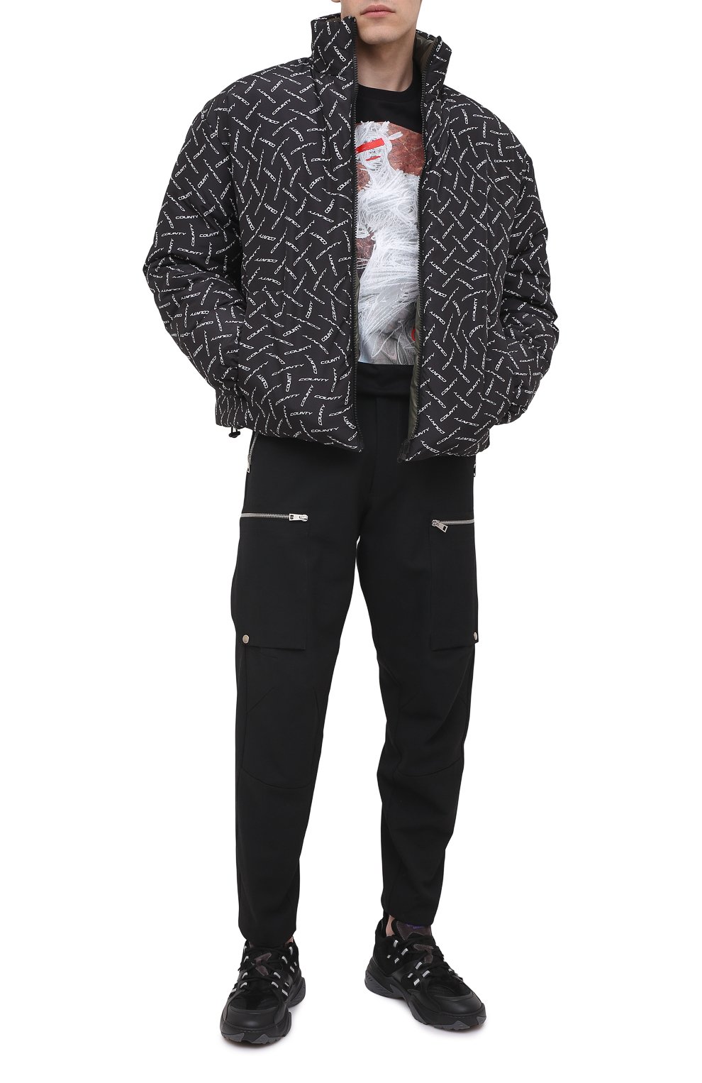 Двусторонний пуховик MARCELO BURLON, арт. CMED029F20FAB001, фото 2