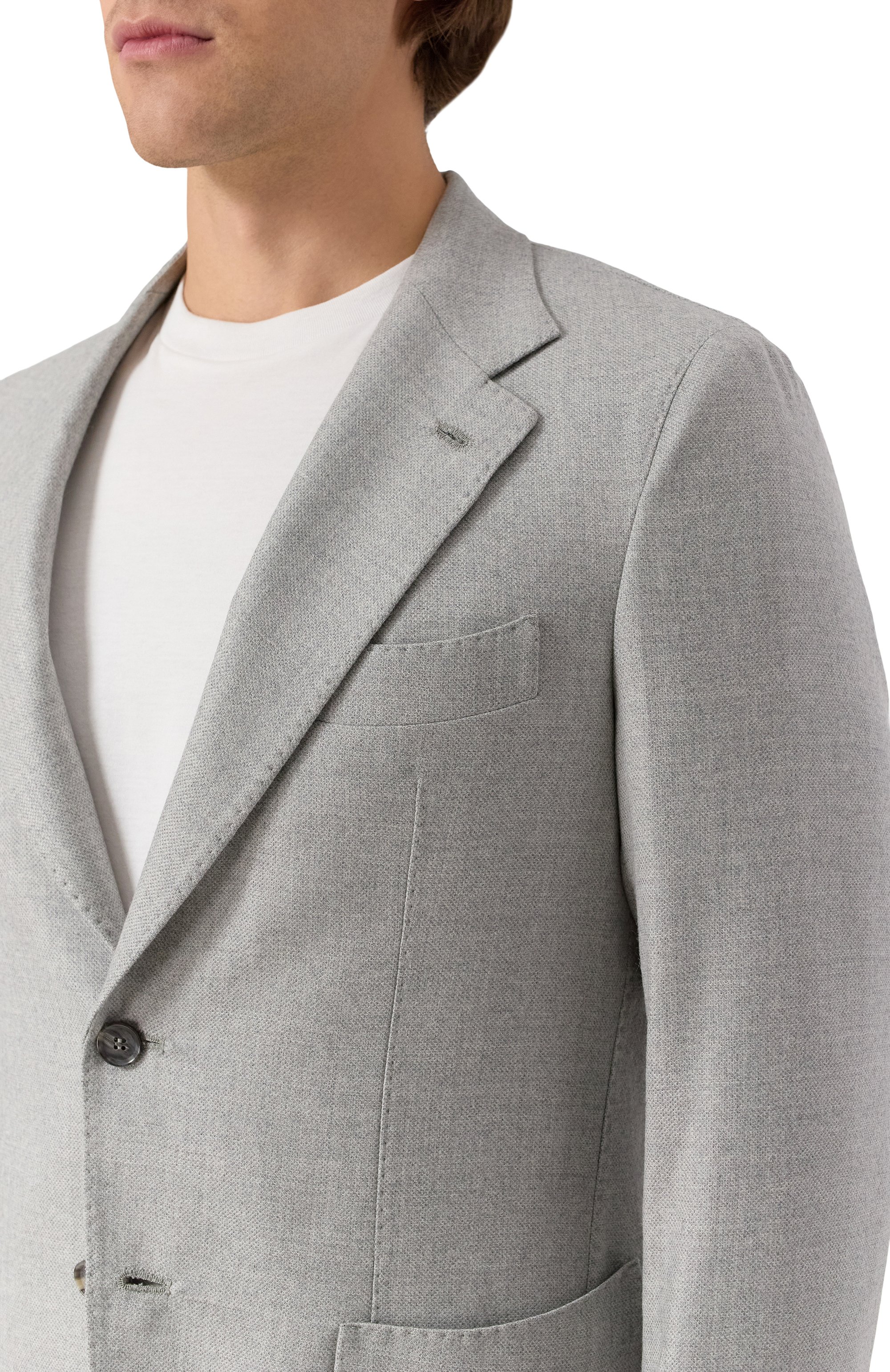 Пиджак из шерсти и кашемира ANDREA CAMPAGNA, арт. VATICAN0/T25219-501/1, фото 6