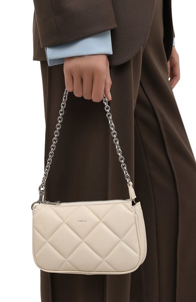 Сумка furla moon mini FURLA кремового цвета по цене 21550 руб., арт. WE00218/BX0183, фото 2 Сумка furla moon mini FURLA, арт. WE00218/BX0183, фото 2