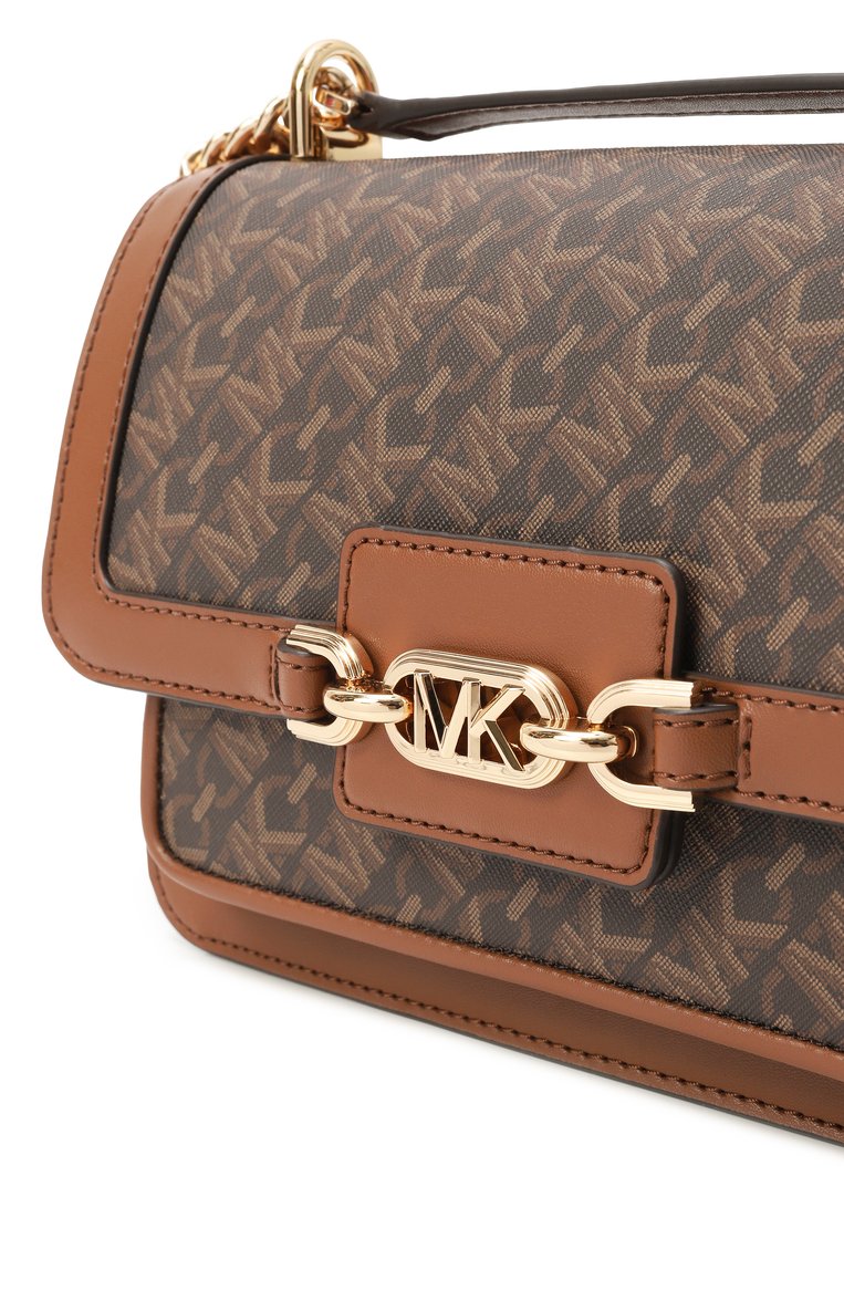 Женская сумка heather MICHAEL MICHAEL KORS коричневого цвета, арт. 30R4G7HL3B | Фото 3 (Ремень/цепочка: На ремешке; Материал: Экокожа; Размер: small)