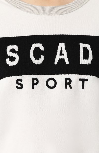 Пуловер из смеси хлопка и кашемира ESCADA SPORT серого цвета по цене 37350 руб., арт. 5029259, фото 5 Пуловер из смеси хлопка и кашемира ESCADA SPORT, арт. 5029259, фото 5