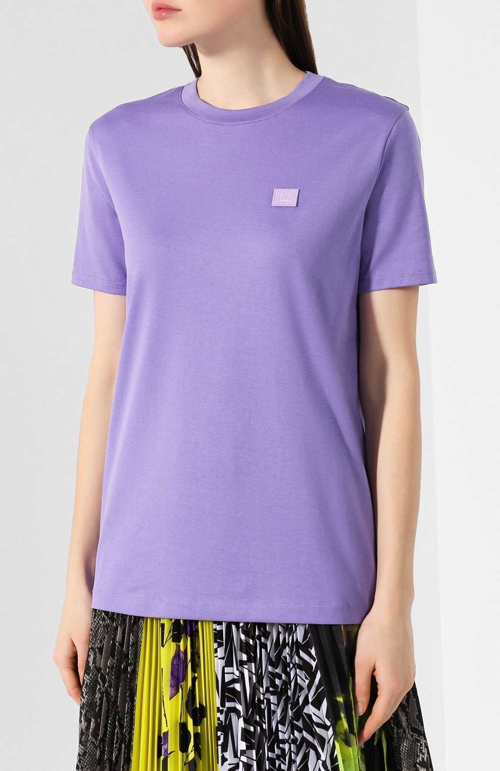 Хлопковая футболка ACNE STUDIOS, арт. AL0038/W, фото 3