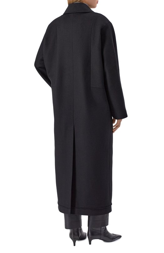 Пальто из шерсти и кашемира Borne Bourgeois SW-WC-BO-6008 Чёрный  SW-WC-BO-6008 Фото 4