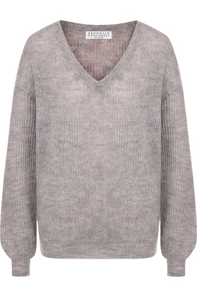 Вязаный пуловер с v-образным вырезом BRUNELLO CUCINELLI, арт. M7V771512, фото 1