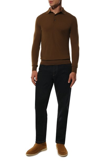 Замшевые ботинки open walk LORO PIANA, арт. FAB4368, фото 2