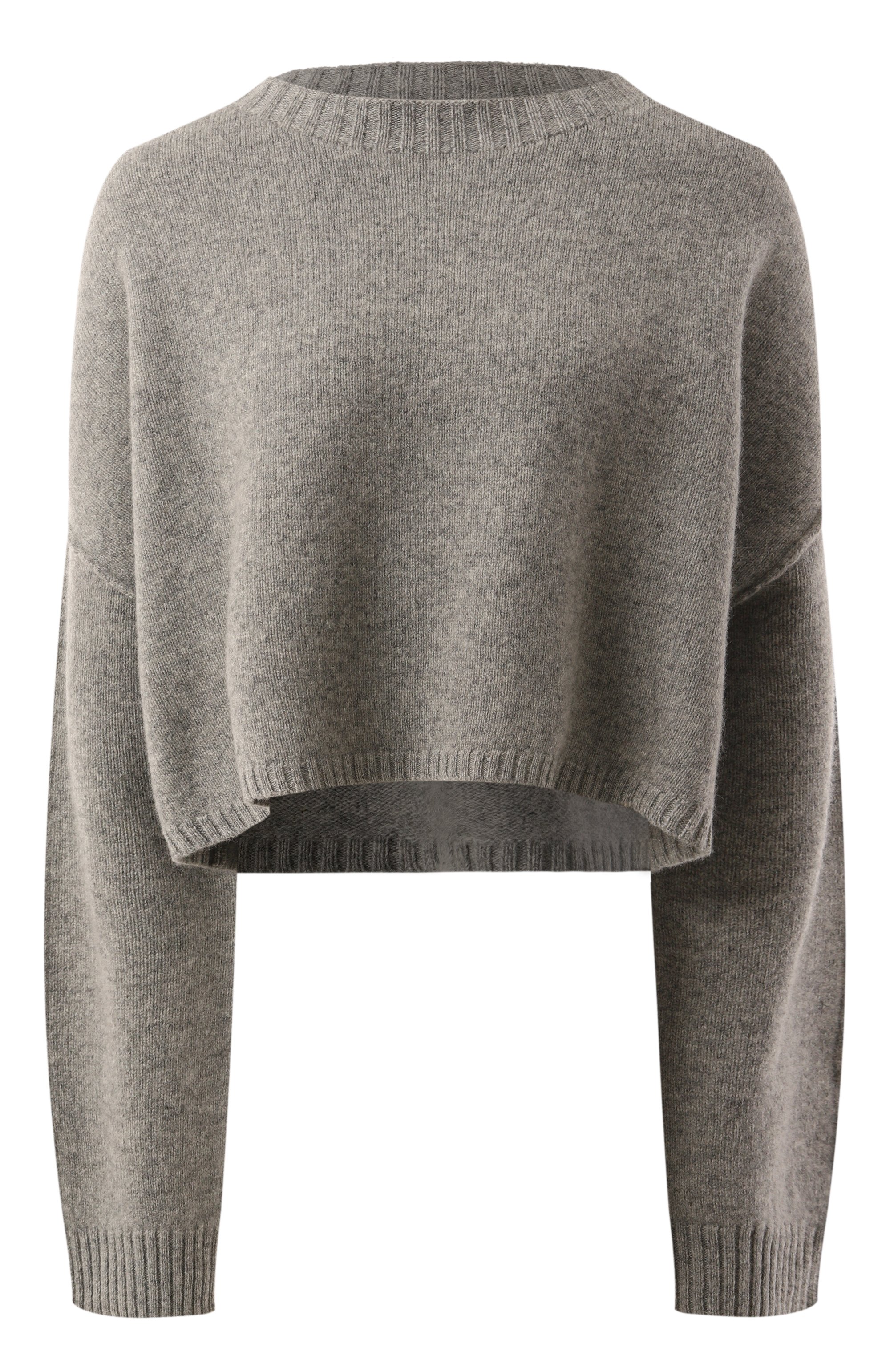 Пуловер из шерсти и кашемира ACNE STUDIOS серого цвета по цене 78800 руб., арт. A60518/, фото 1 Пуловер из шерсти и кашемира ACNE STUDIOS, арт. A60518/, фото 1