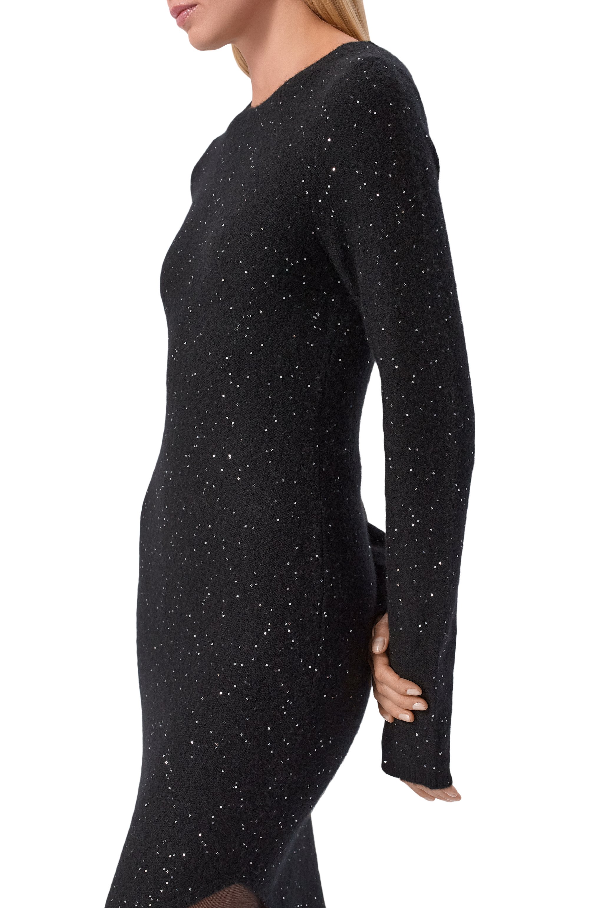 Платье из кашемира и хлопка ADDICTED, арт. MK914 SEQ-1, фото 4