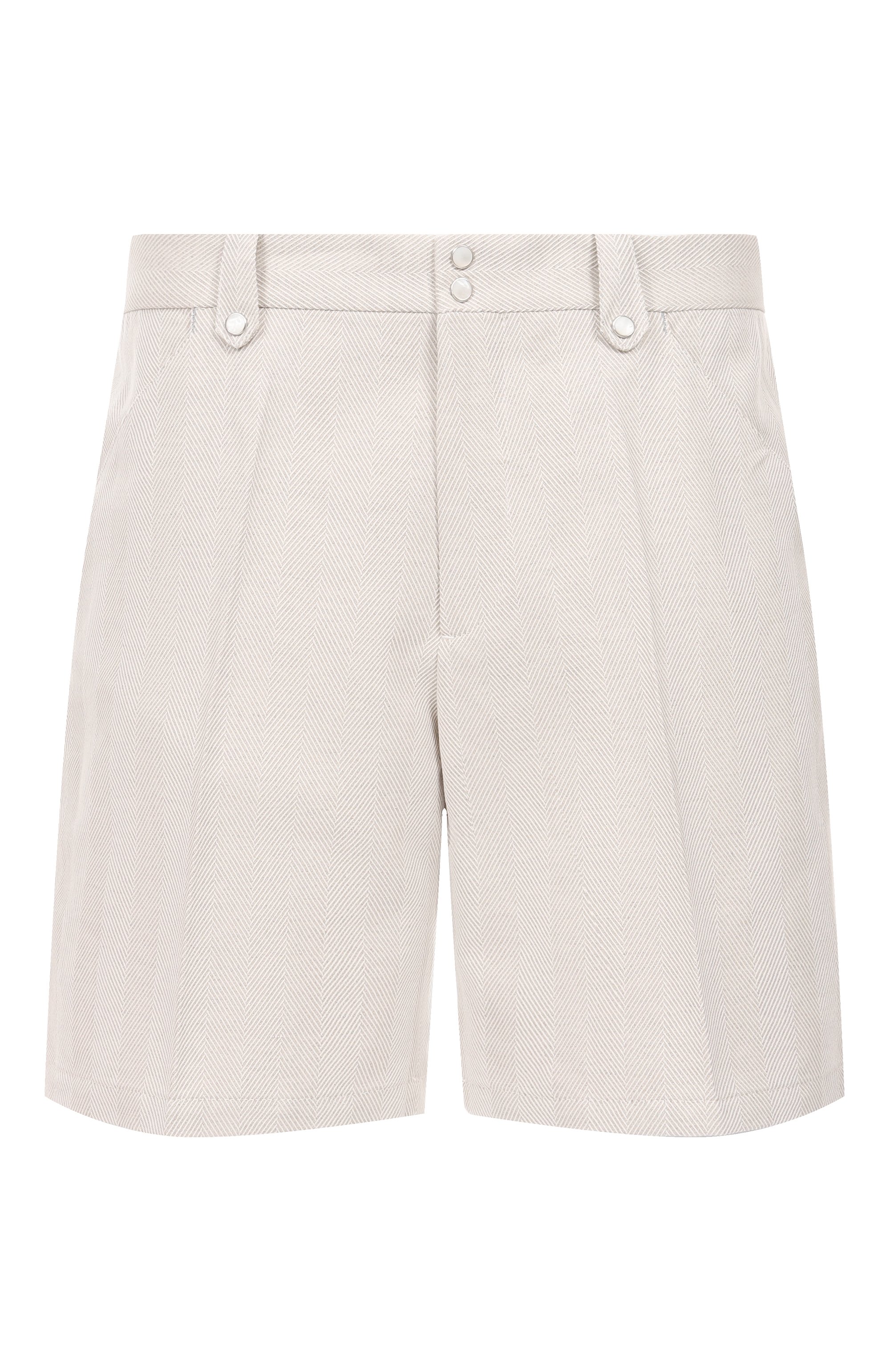 Шорты из хлопка и льна BRUNELLO CUCINELLI, арт. MR471U0055, фото 1