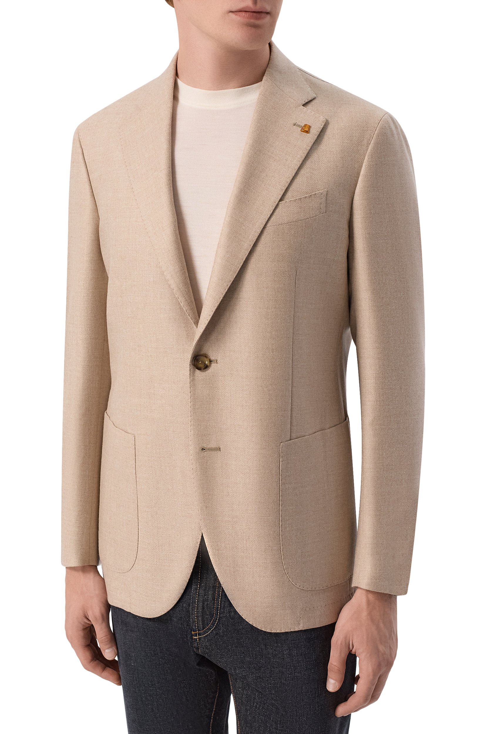 Пиджак из шерсти и кашемира SARTORIA LATORRE, арт. EF74/PU0645, фото 3