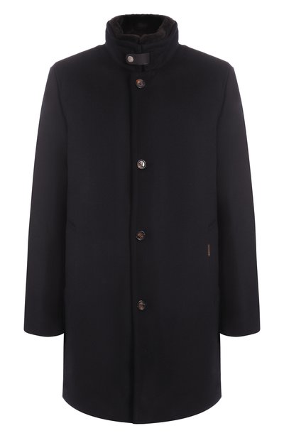 Мужской пальто bond-fur с меховым воротником MOORER, арт. B0ND/FUR-LE