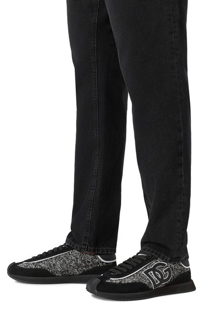 Комбинированные кроссовки dg cushion DOLCE & GABBANA, арт. CS2288/AP452, фото 3