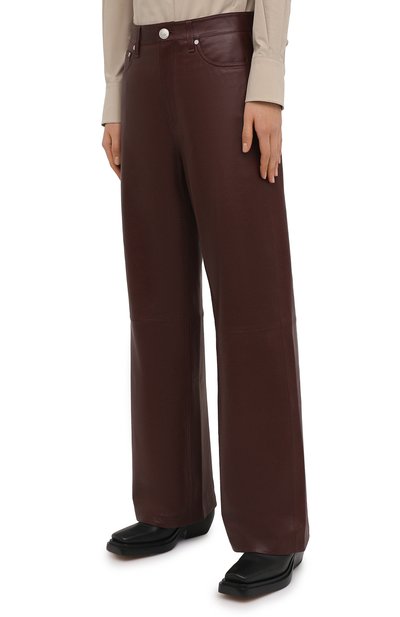 Кожаные брюки RAG AND BONE, арт. WCW20F7003LG03, фото 3