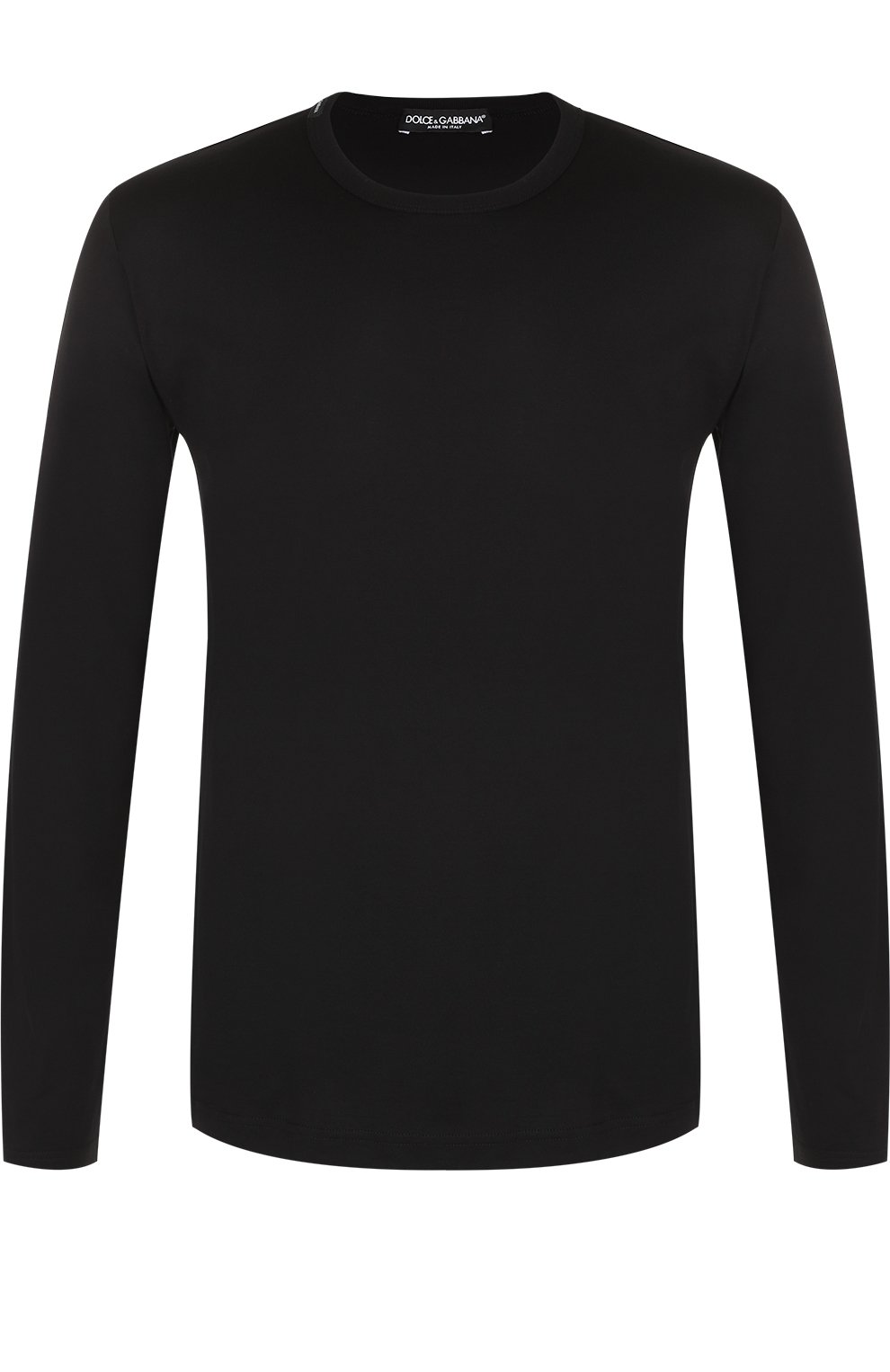 Хлопковый лонгслив с круглым вырезом DOLCE & GABBANA, арт. 0101/G8HJ7T/FU7EQ, фото 1