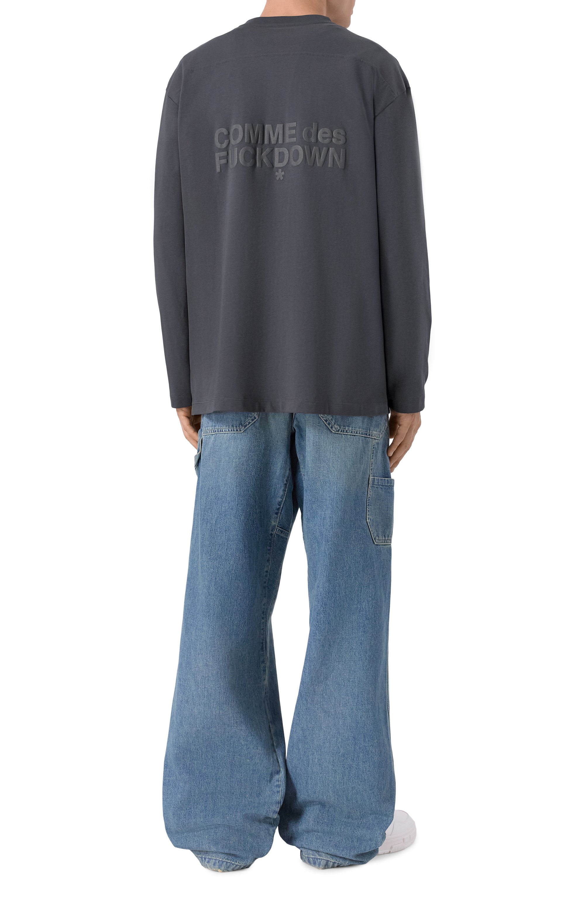 Хлопковый лонгслив COMME DES FUCKDOWN, арт. CFABM01732, фото 2