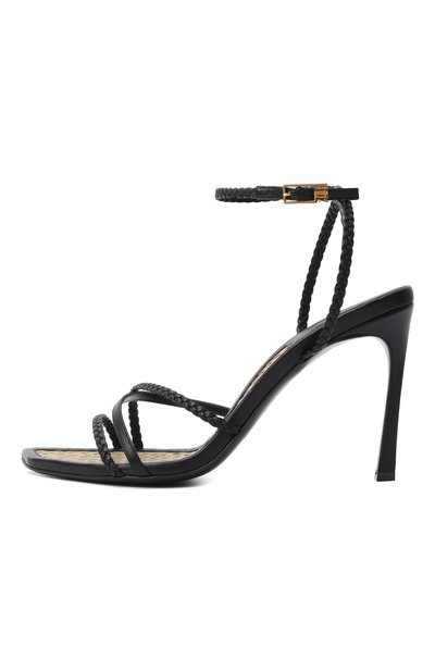 Кожаные босоножки braid SERGIO ROSSI, арт. B14691/MFL431, фото 4
