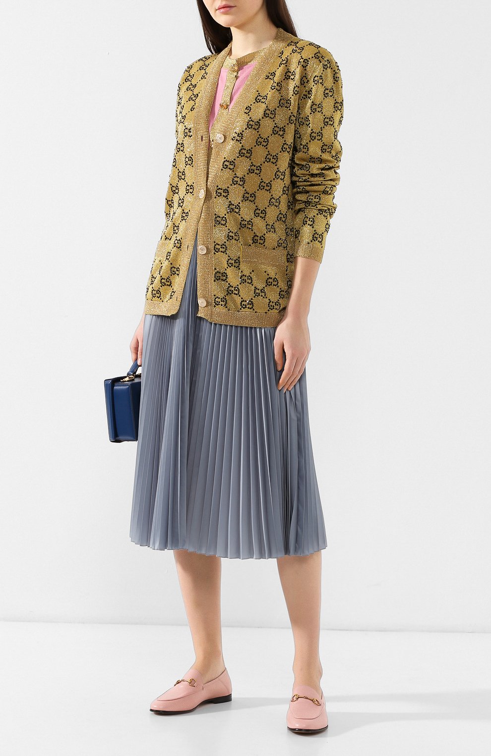 Кардиган с декоративной отделкой GUCCI, арт. 555043/XKAHX, фото 2