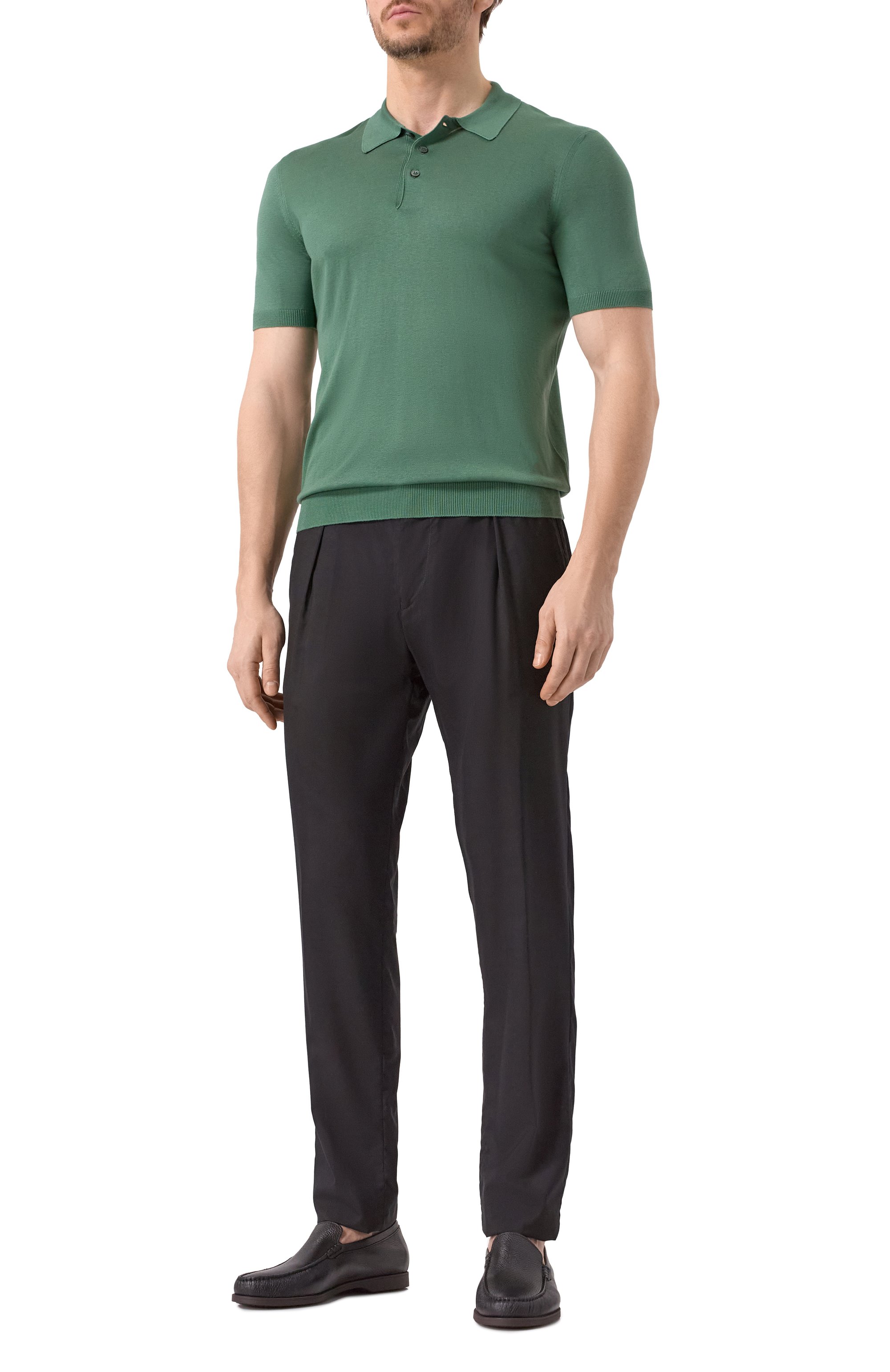 Брюки из шерсти и шелка MARCO PESCAROLO, арт. CHIAIA/5122/52, фото 2