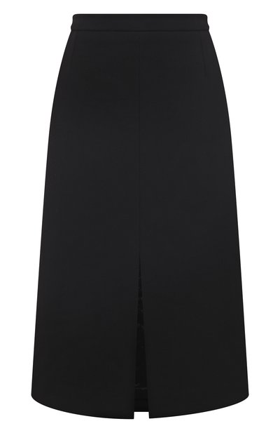 Хлопковая юбка DRIES VAN NOTEN черного цвета по цене 52050 руб., арт. 231-010800-6214, фото 1 Хлопковая юбка DRIES VAN NOTEN, арт. 231-010800-6214, фото 1