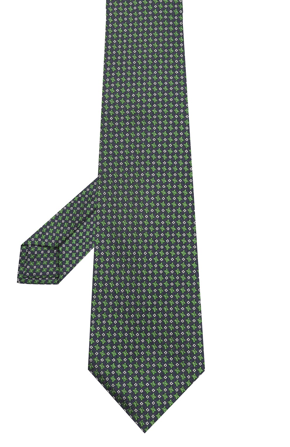 Шелковый галстук KITON зеленого цвета по цене 31900 руб., арт. UCRVKLC02I54, фото 3 Шелковый галстук KITON, арт. UCRVKLC02I54, фото 3