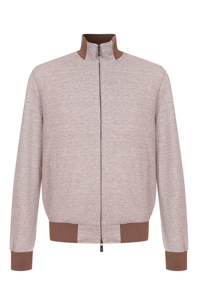 Мужской толстовка изо льна и хлопка CAPOBIANCO, арт. 18M452.LUR0.