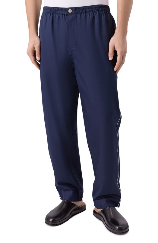 Хлопковые домашние брюки Kiton UNWT005K0244H03 Синий  UNWT005K0244H03 Фото 3