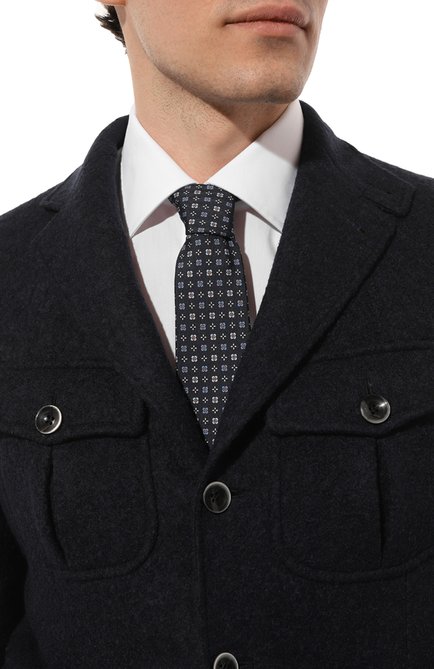 Мужской шелковый галстук CANALI, арт. 18/HS04016