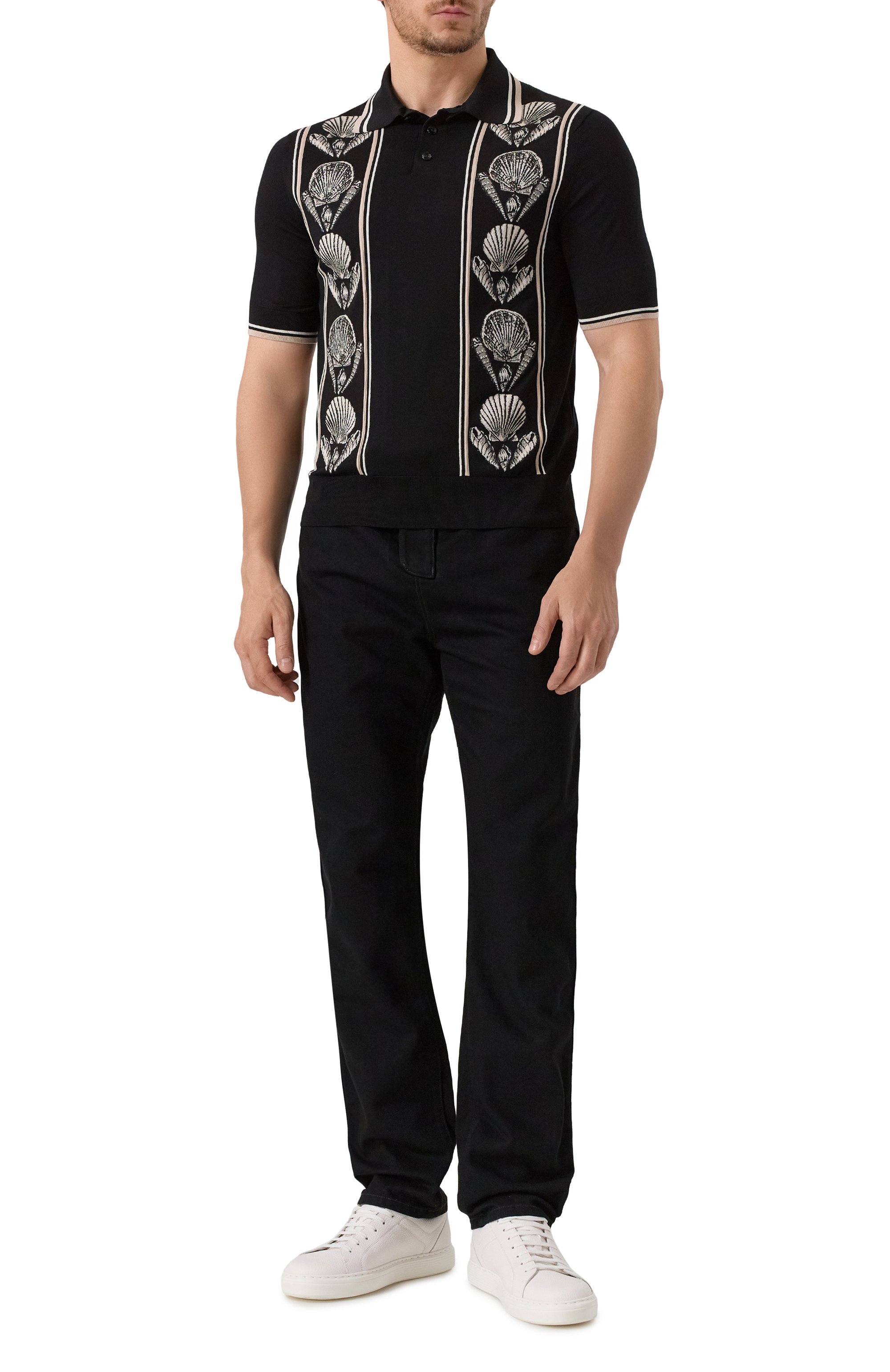 Шелковое поло DOLCE & GABBANA, арт. GXZ02T/JBSLS, фото 2