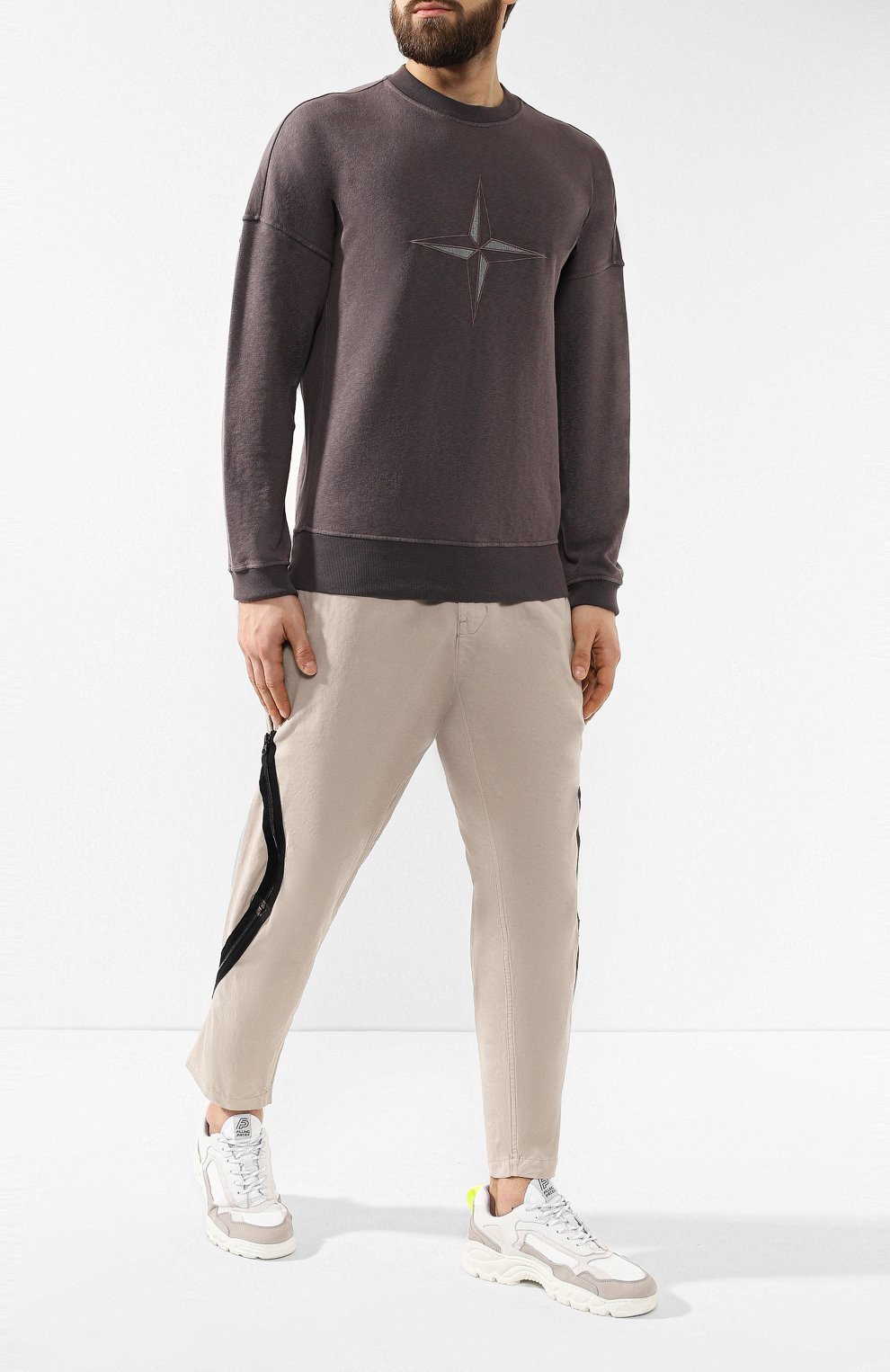 Хлопковый свитшот STONE ISLAND, арт. 701561261, фото 2