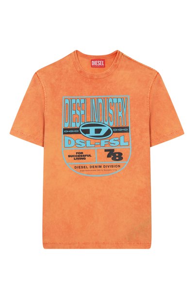 Хлопковая футболка DIESEL, арт. J02253/0THAH