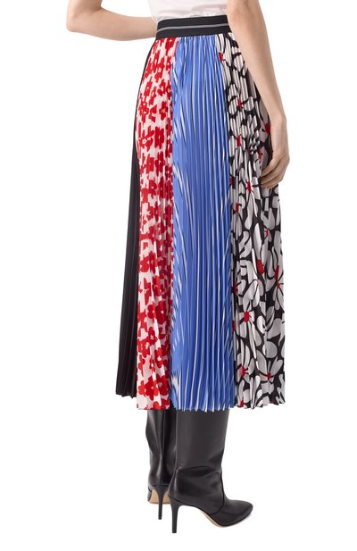 Плиссированная юбка MSGM разноцветного цвета по цене 55750 руб., арт. 3841MDD25P/257265, фото 4 Плиссированная юбка MSGM, арт. 3841MDD25P/257265, фото 4