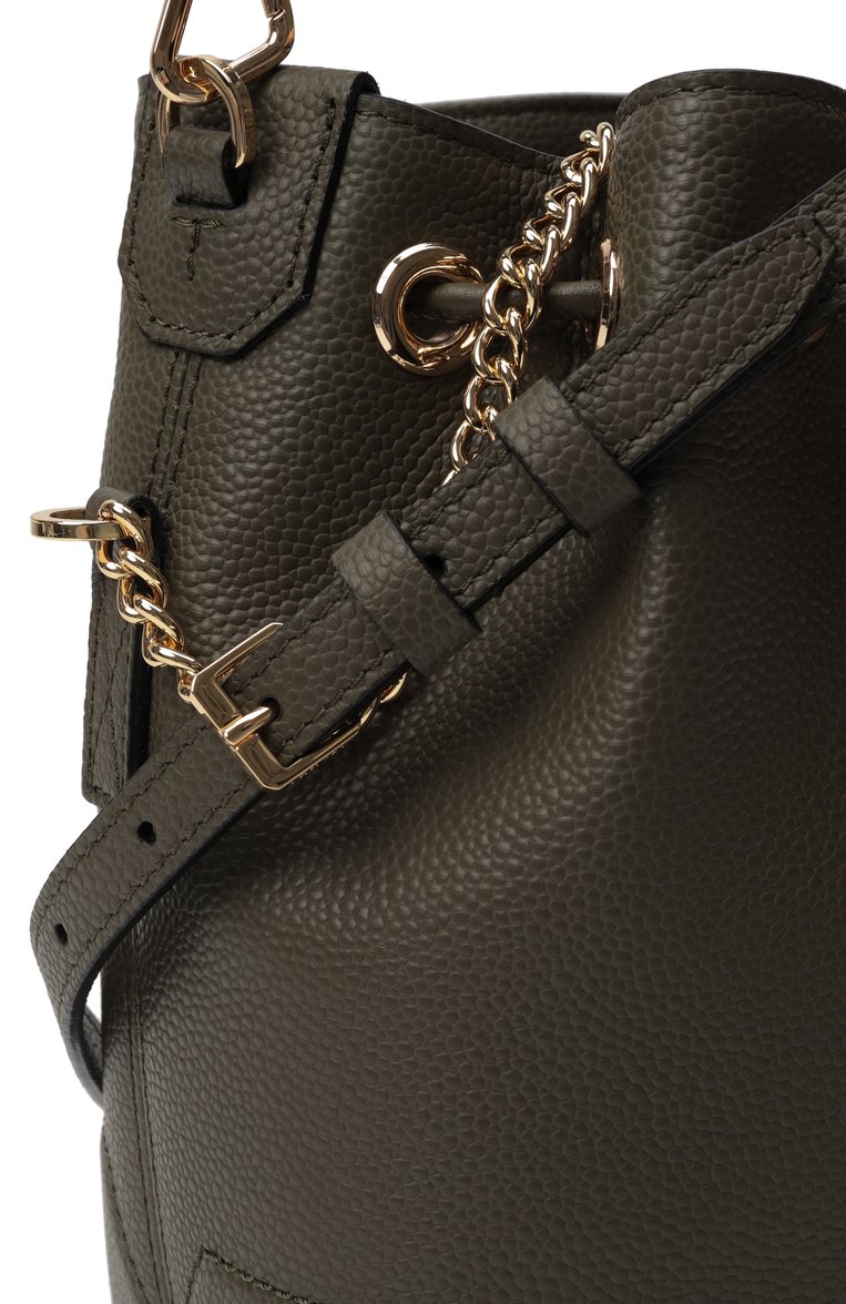 Женская сумка ninon small LANCEL хаки цвета, арт. A10922 | Фото 3 (Размер: small; Материал: Натуральная кожа; Ремень/цепочка: На ремешке)