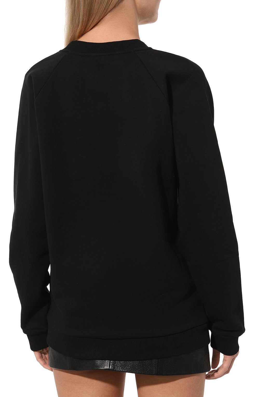 Хлопковый свитшот BALMAIN, арт. WF1JQ000/B044,  фото 4