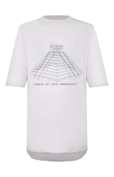 Мужс кая хлопковая футболка RICK OWENS, арт. RR01F2208/BHEP16