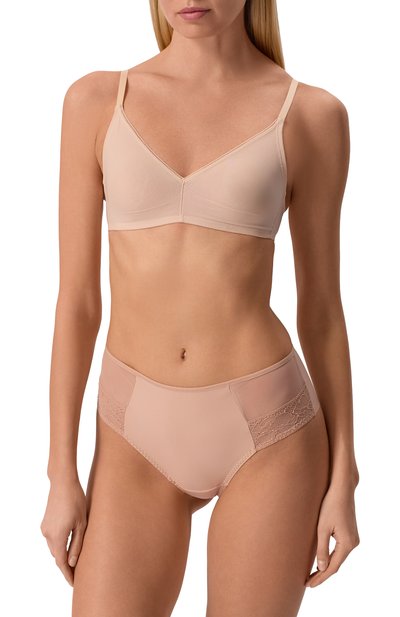 Трусы-танга MAISON LEJABY бежевого цвета по цене 9300 руб., арт. E12266, фото 2 Трусы-танга MAISON LEJABY, арт. E12266, фото 2