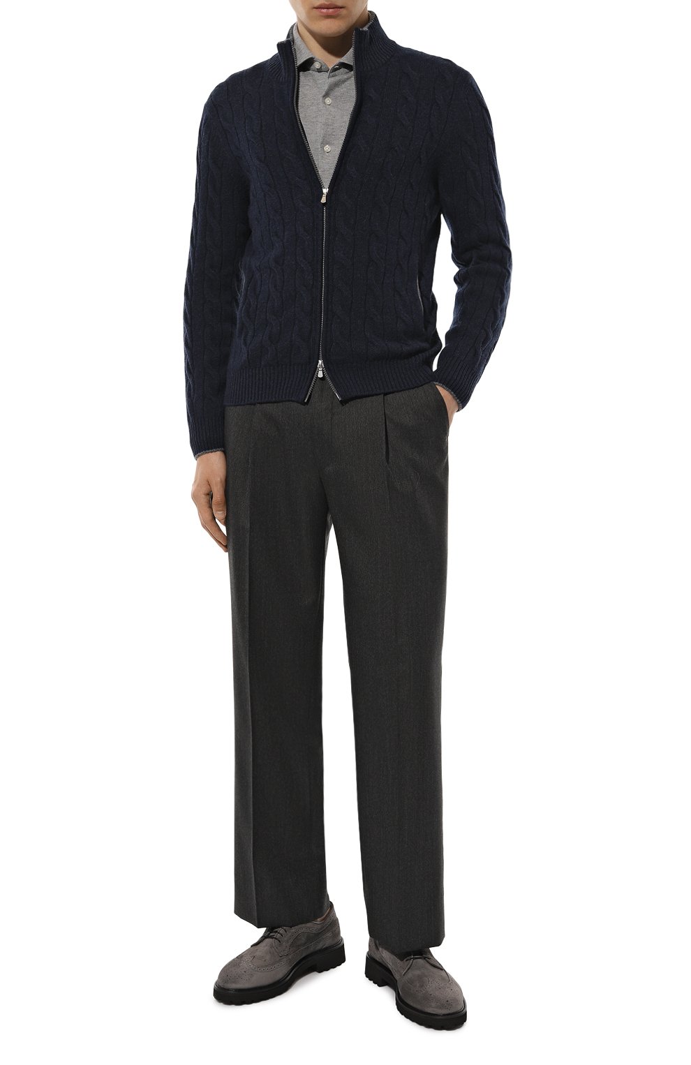 Замшевые дерби CAMERLENGO, арт. 16591/ANTRACITE, фото 2