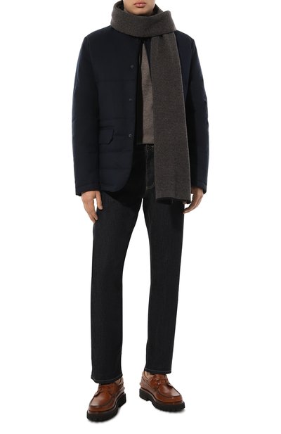 Шарф из шерсти и кашемира INVERNI, арт. 5700SM, фото 2