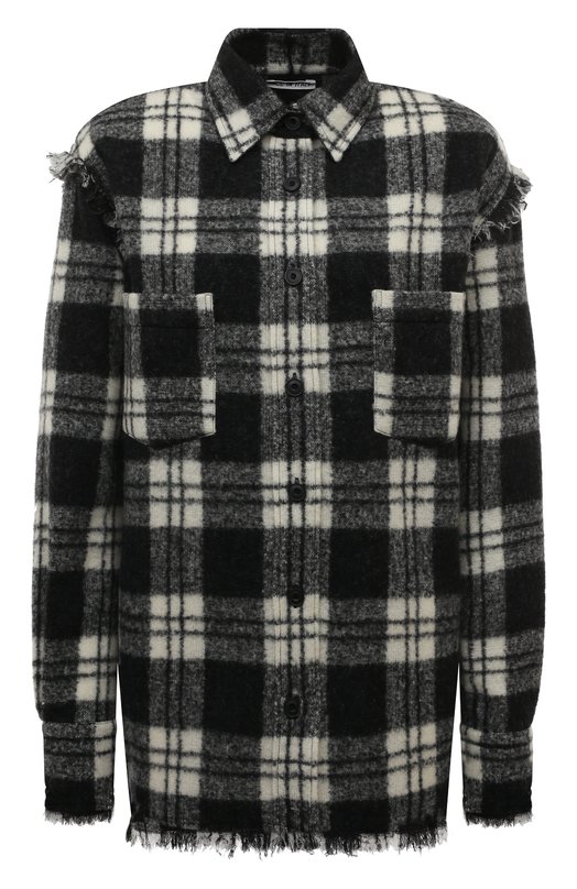 

Рубашка из шерсти и кашемира Destin, Чёрно-белый