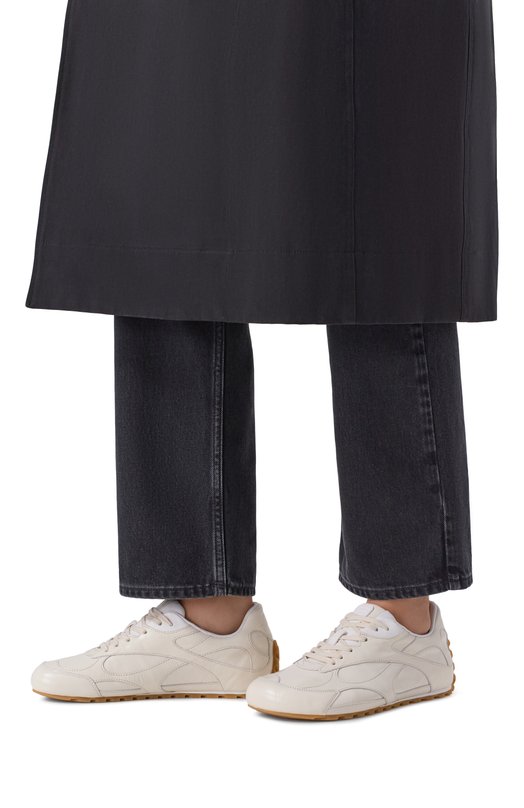 Кожаные кроссовки Orbit Flash Bottega Veneta 867941/V65C0 Белый  867941/V65C0 Фото 2