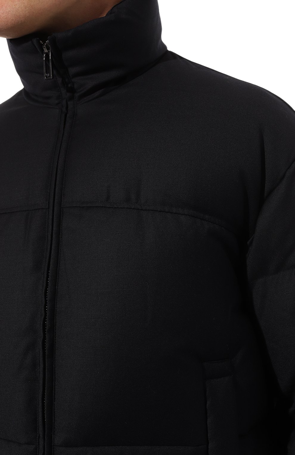 Пуховик из шерсти и вискозы EMPORIO ARMANI, арт. 6D1BB3/1NVCZ, фото 5
