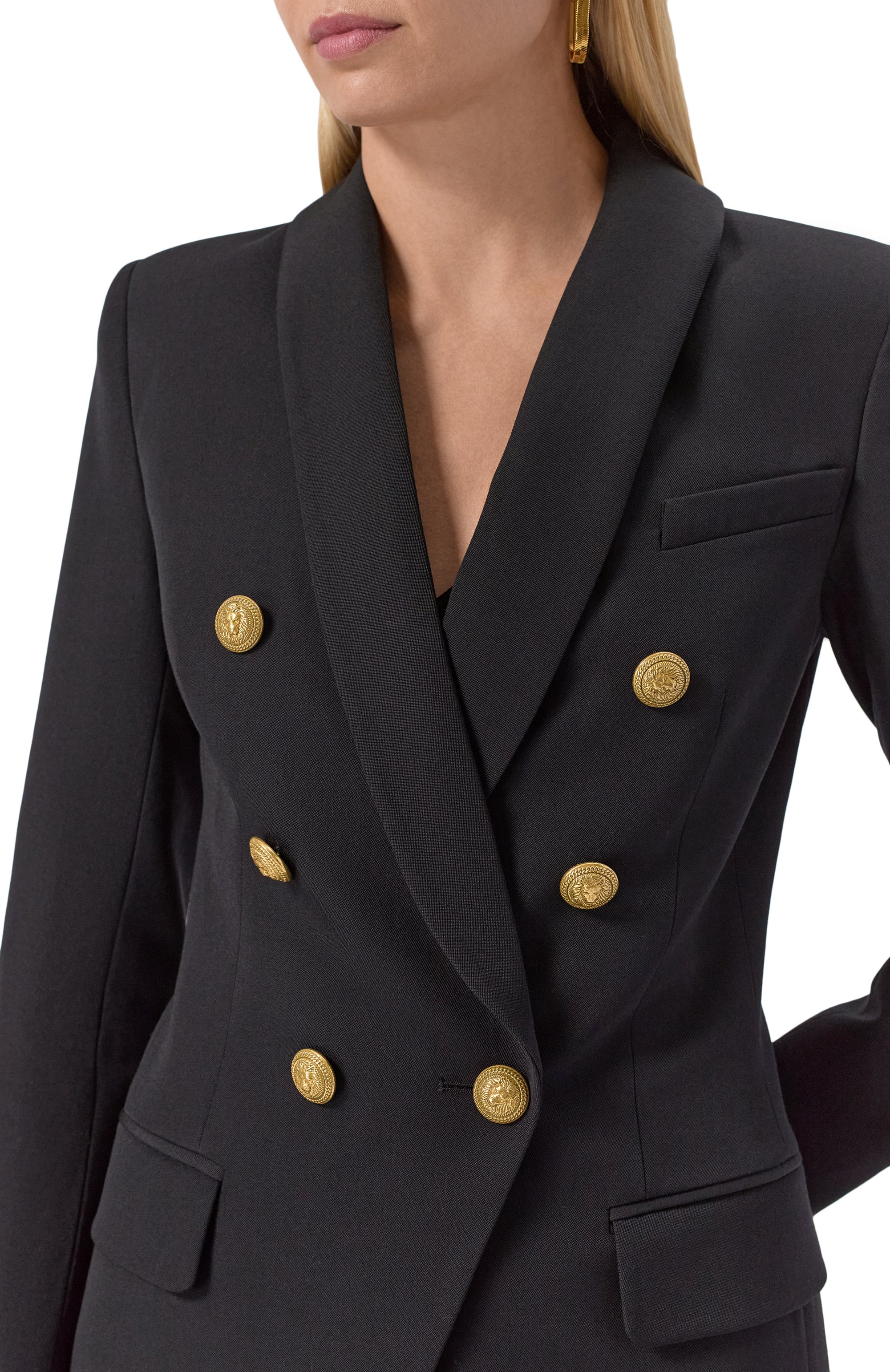 Шерстяной жакет BALMAIN, арт. CF1SH020/WC09, фото 5