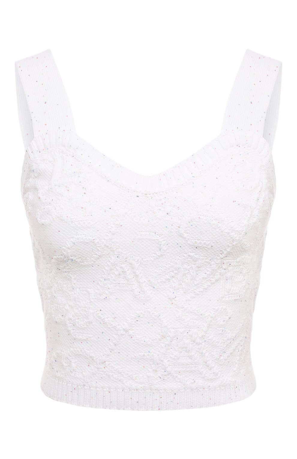 Бра-топ из хлопка и вискозы AND THE BRAND, арт. S23-TP017-1004-100, фото 1