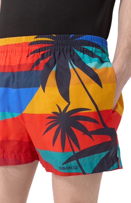 Хлопковые шорты Dsquared2 S78MU0058/D35279 Разноцветный  S78MU0058/D35279 Фото 5