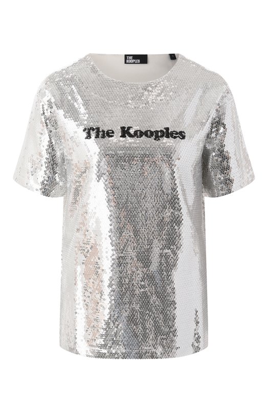 фото Футболка с отделкой пайетками the kooples