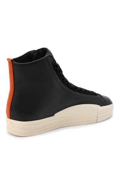 Кожаные кеды yuben mid Y-3, арт. FX0568/M, фото 4