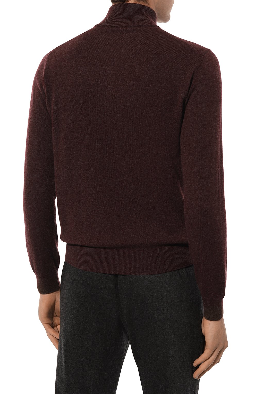 Кашемировый джемпер CORNELIANI бордового цвета по цене 106500 руб., арт. 94M533-9425185, фото 4 Кашемировый джемпер CORNELIANI, арт. 94M533-9425185, фото 4