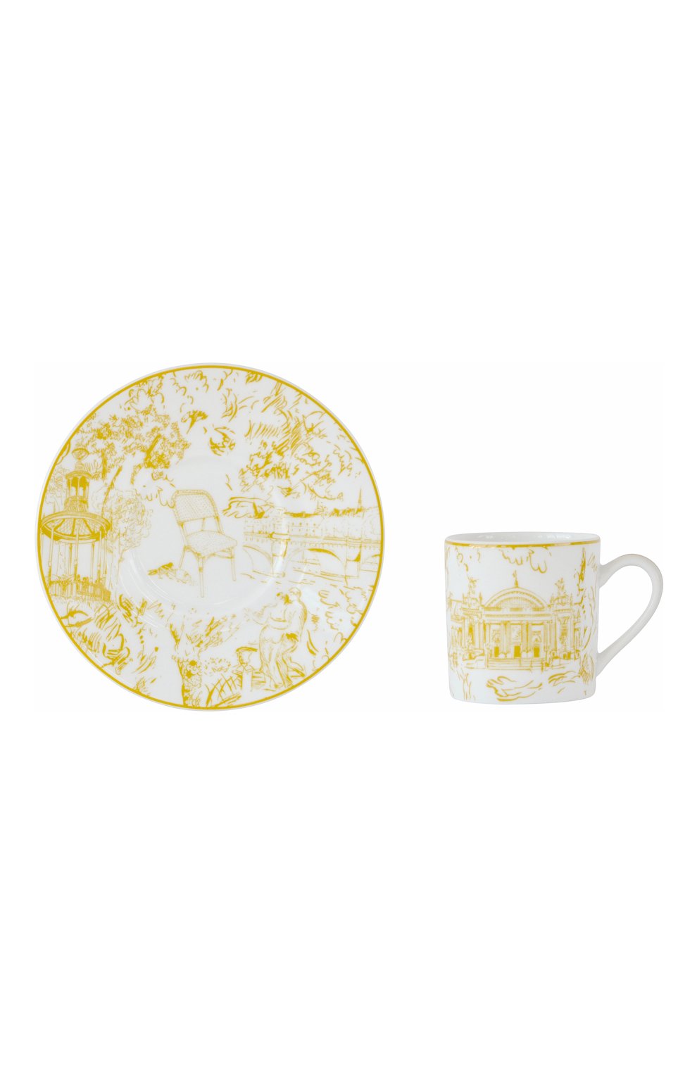 Набор из 4-х кофейных чашек с блюдцами tout paris BERNARDAUD, арт. 1980/22664, фото 2