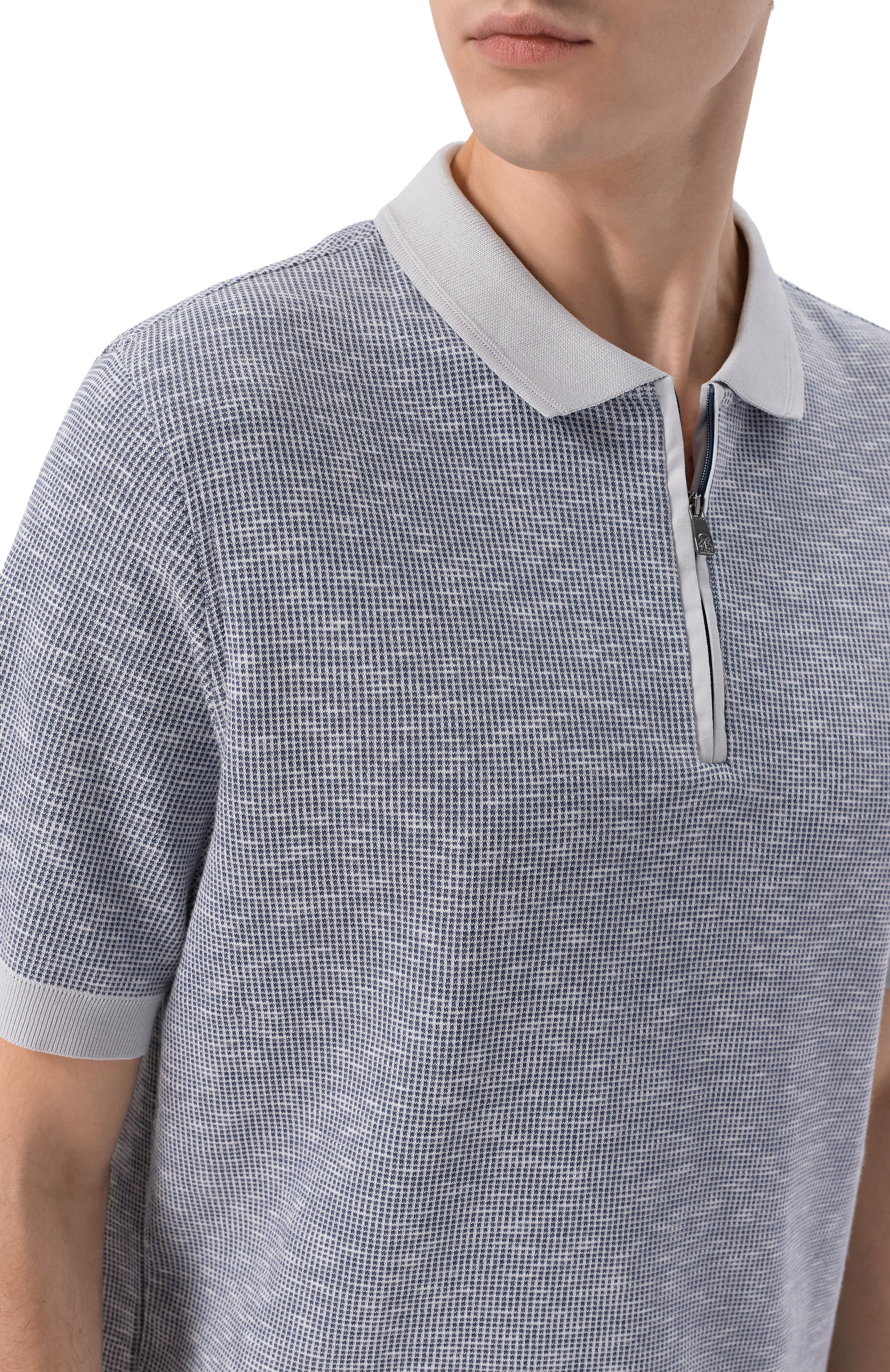 Хлопковое поло CORNELIANI, арт. 27G512/2725033, фото 5