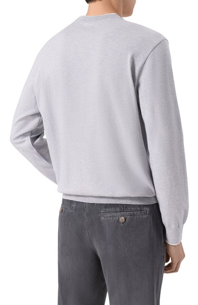 Джемпер из шелка и хлопка PAUL&SHARK, арт. 26411520, фото 4