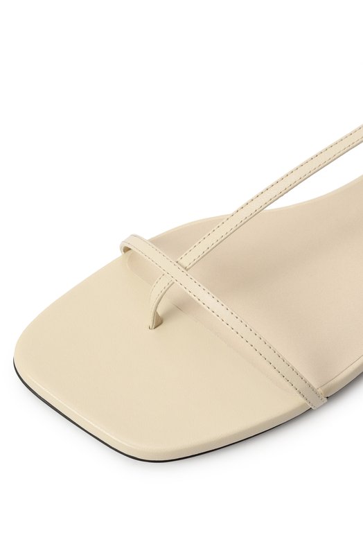 Кожаные сандалии Jil Sander J15WP0169/P8389 Кремовый  J15WP0169/P8389 Фото 7