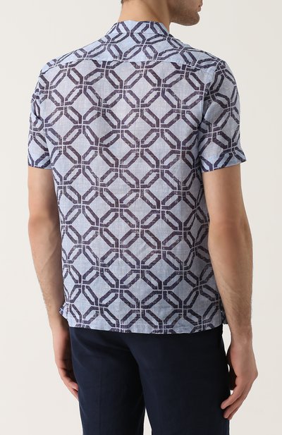 Рубашка с короткими рукавами и отложным воротником GIORGIO ARMANI, арт. VSC5VT/VS53C, фото 4